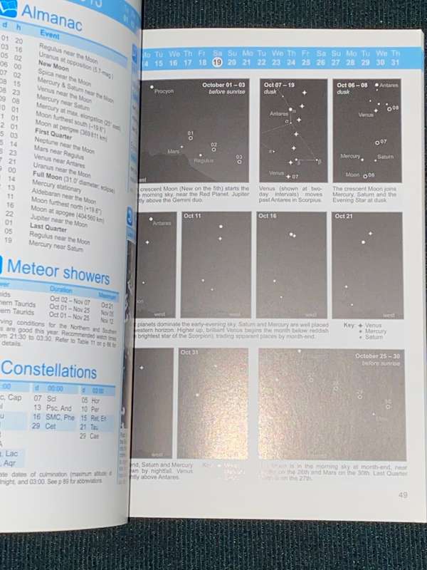 2013 SKY GUIDE AFRICA SOUTH ASTRONOMICAL HANDBOOK FOR SOUTHERN AFRICA