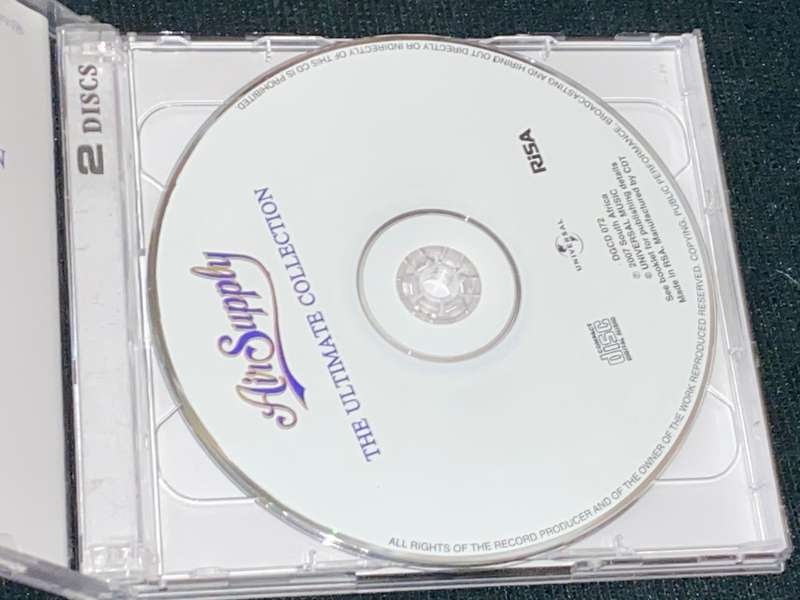 AIR SUPPLY THE ULTIMATE COLLECTION 2 DISCS SET