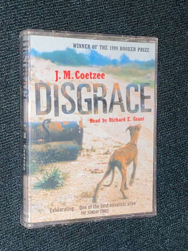DISGRACE BY J.M. COETZEE AUDIO CASSETTE TAPE SET