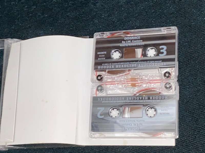 DISGRACE BY J.M. COETZEE AUDIO CASSETTE TAPE SET