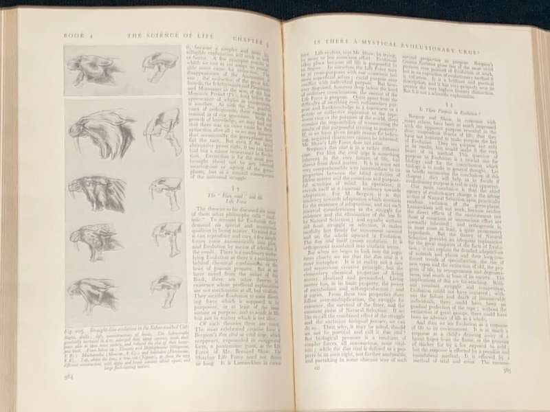 THE SCIENCE OF LIFE BY H.G. WELLS, JULIAN HUXLEY AND G.P. WELLS