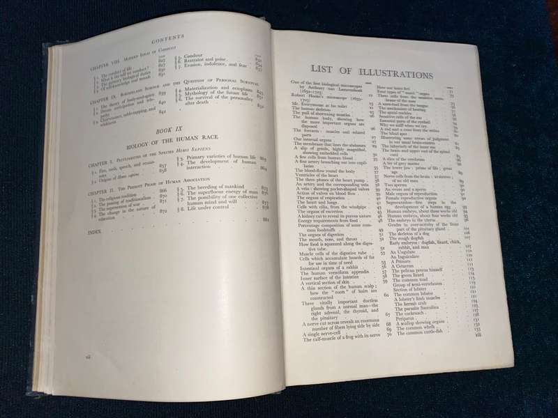 THE SCIENCE OF LIFE BY H.G. WELLS, JULIAN HUXLEY AND G.P. WELLS