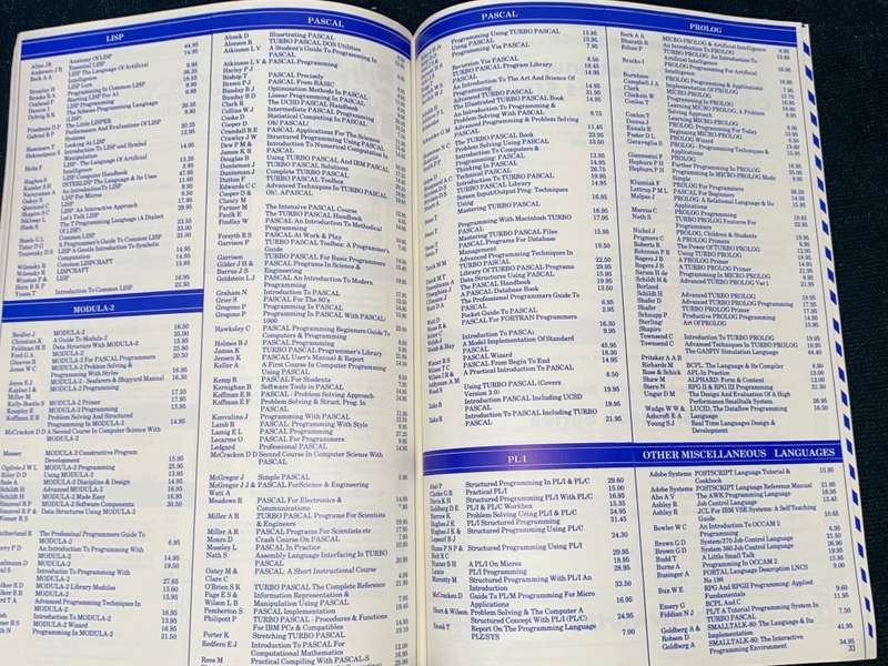 THE MODERN BOOK CO. COMPUTER CATALOGUE 1989