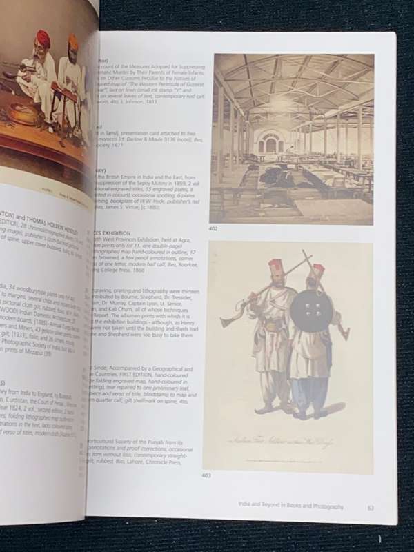 BONHAMS CATALOGUE INDIA AND BEYOND IN BOOKS AND PHOTOGRAPHY APRIL 2008 LONDON