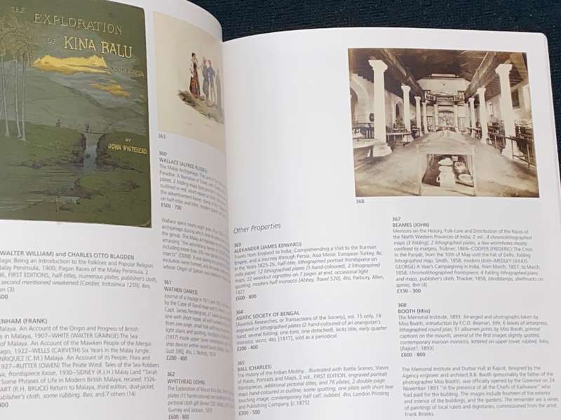 BONHAMS CATALOGUE INDIA AND BEYOND IN BOOKS AND PHOTOGRAPHY APRIL 2008 LONDON