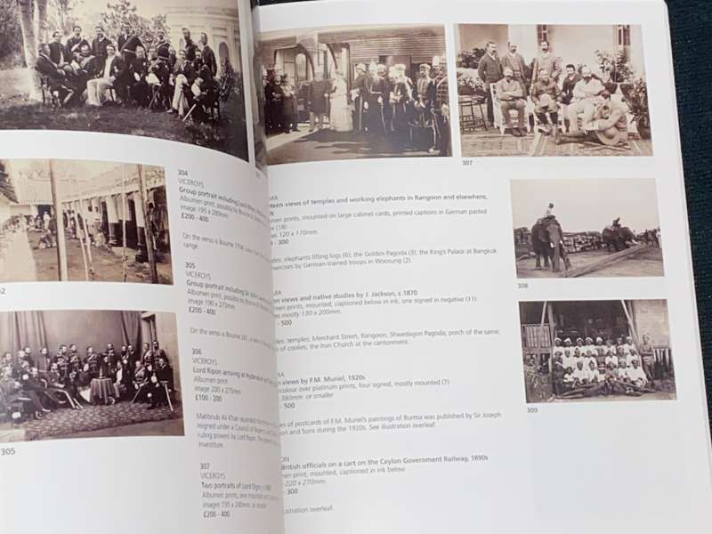 BONHAMS CATALOGUE INDIA AND BEYOND IN BOOKS AND PHOTOGRAPHY APRIL 2008 LONDON