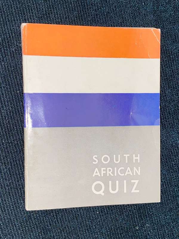 SOUTH AFRICAN QUIZ VINTAGE BOOKLET