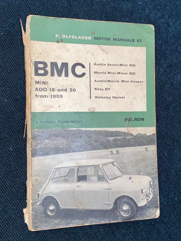 BMC MINI - P. OLYSLAGER MOTOR MANUALS 62