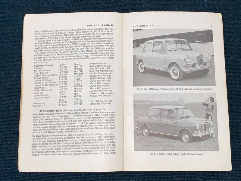 BMC MINI - P. OLYSLAGER MOTOR MANUALS 62