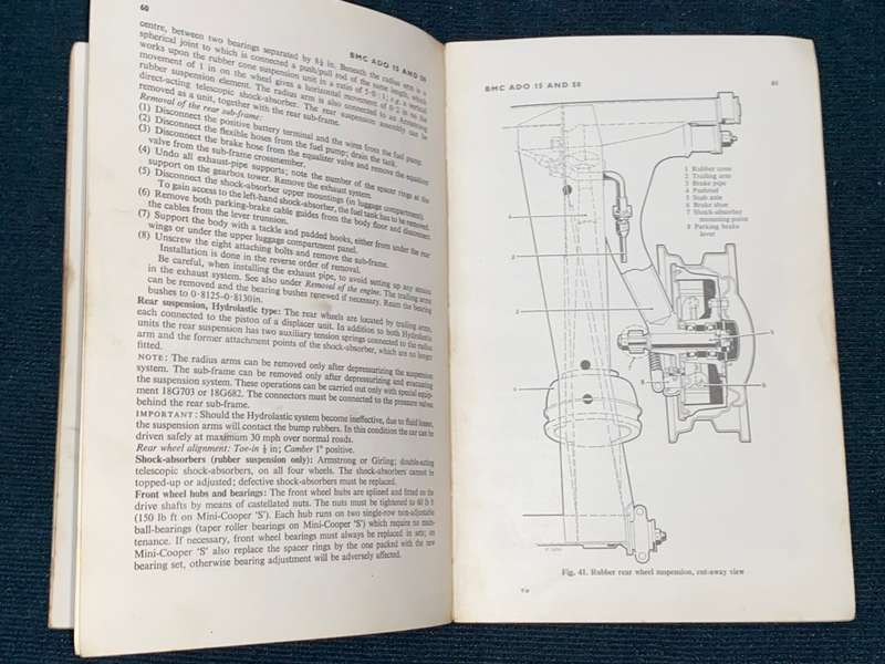 BMC MINI - P. OLYSLAGER MOTOR MANUALS 62