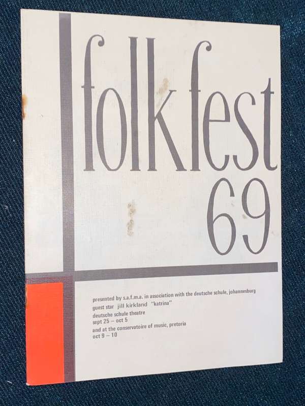 FOLK FEST 69 PROGRAMME