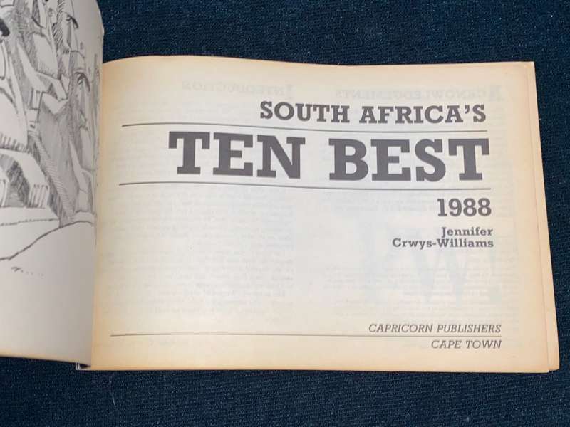 SOUTH AFRICA'S TEN BEST 1988 BY JENNIFER CRWYS-WILLIAMS