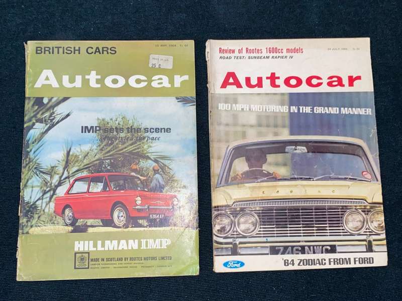 VINTAGE AUTOCAR  MAGAZINES 1960'S X 7