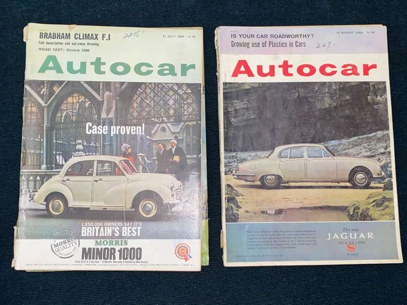 VINTAGE AUTOCAR  MAGAZINES 1960'S X 7