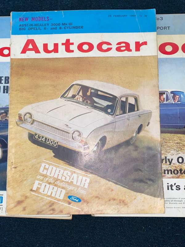 VINTAGE AUTOCAR  MAGAZINES 1960'S X 7