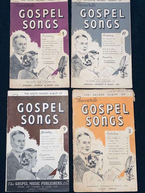 VINTAGE FAVOURITE GOSPEL SONGS X 4