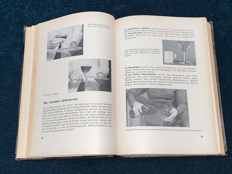 DAS GROSSE LEHRBUCH DER BAR - HARRY SCHRAEMLI VINTAGE GERMAN COCKTAIL BOOK