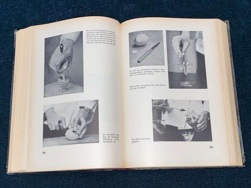 DAS GROSSE LEHRBUCH DER BAR - HARRY SCHRAEMLI VINTAGE GERMAN COCKTAIL BOOK