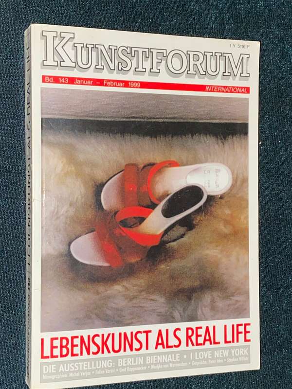 KUNSTFORUM JAN - FEB 1999 GERMAN ART JOURNAL