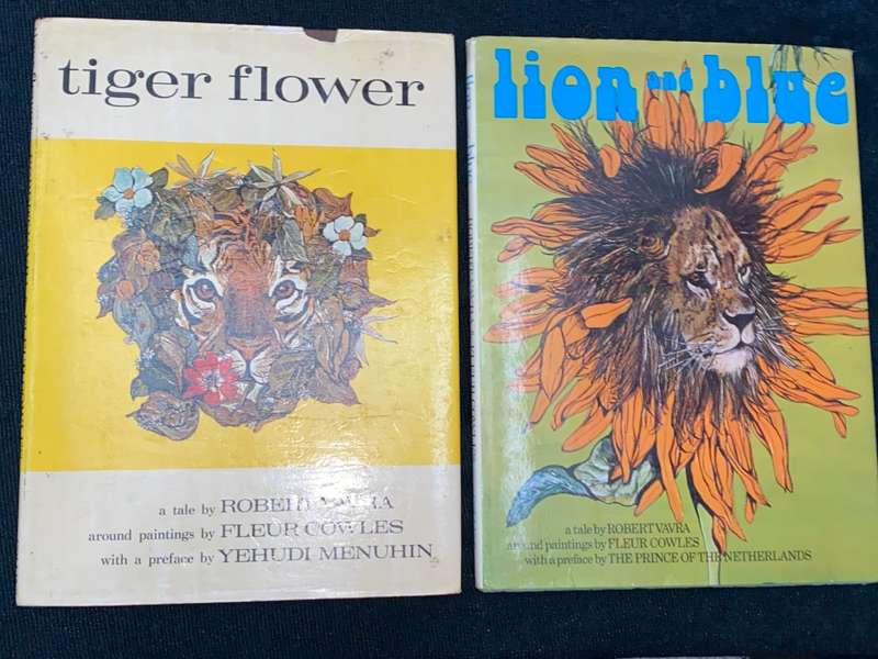 TIGER FLOWER & LION AND BLUE TALES BY ROBERT VAVRA