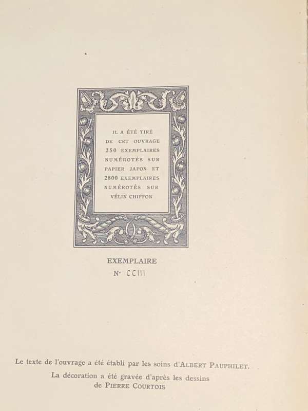 POESIES DE CHARLES D'ORLEANS 1926
