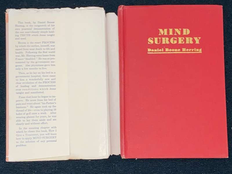 MIND SURGERY BY DANIEL BOONE HERRING