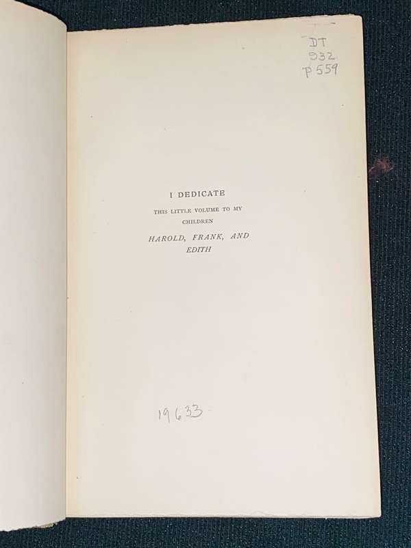 SOME SOUTH AFRICAN RECOLLECTIONS BY MRS. LIONEL PHILLIPS 1899 EX-LIBRARY COPY