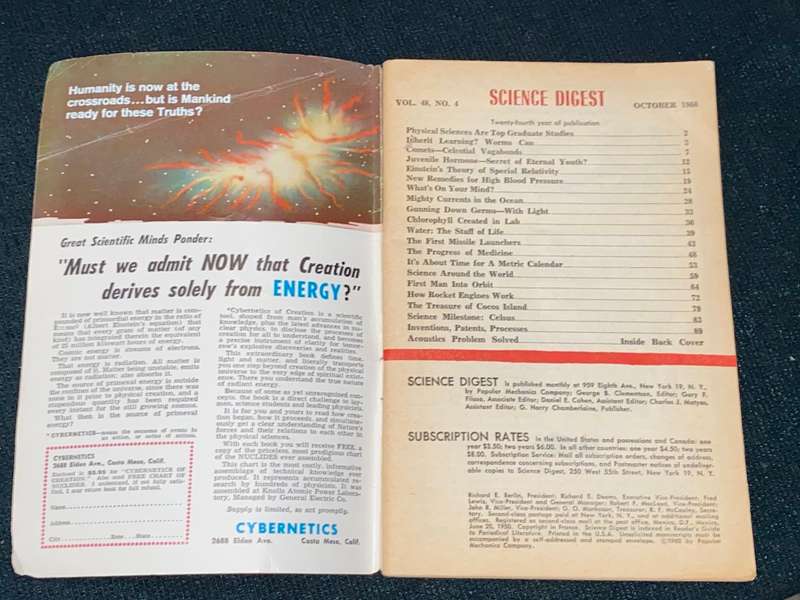 SCIENCE DIGEST OCTOBER 1960