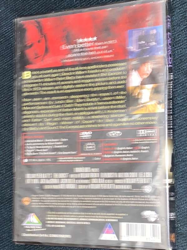 THE EXORCIST DVD