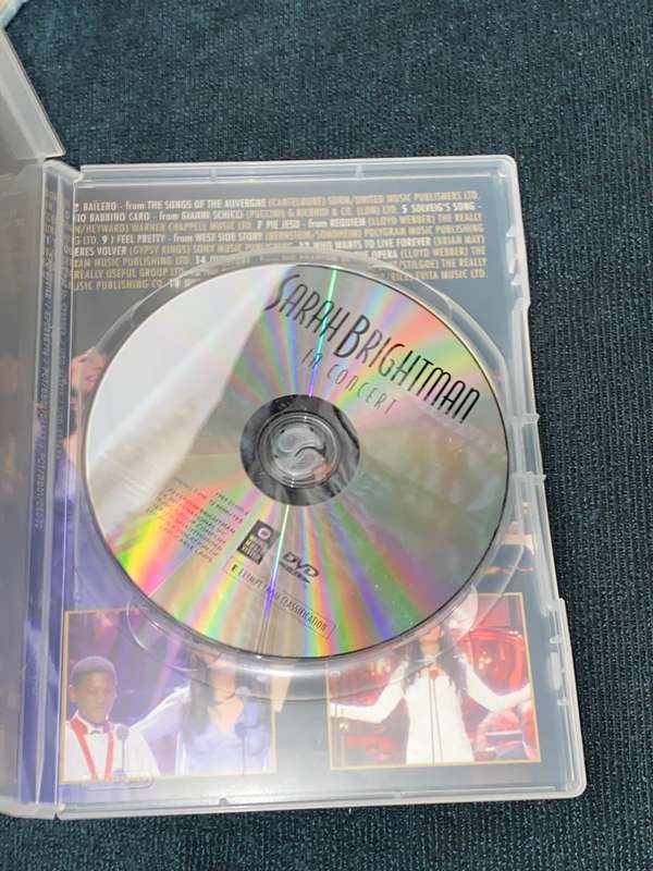 SARAH BRIGHTMAN IN CONCERT DVD