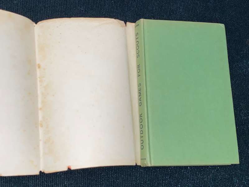 OUTDOOR GAMES FOR SCOUTS EDITED BY JOHN THURMAN AND R.B. HERBERT