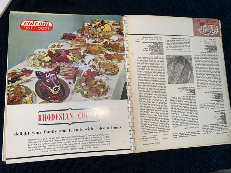 RHODESIAN HOME COOKING VINTAGE RECIPE BOOK