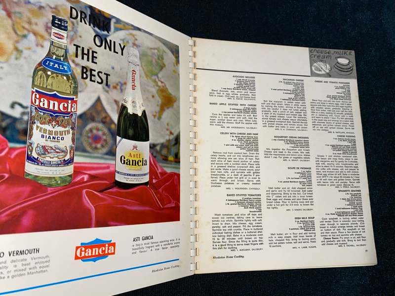 RHODESIAN HOME COOKING VINTAGE RECIPE BOOK