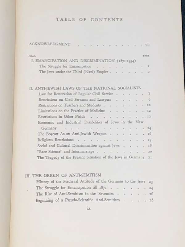 THE RISE AND DESTINY OF THE GERMAN JEW BY JACOB R. MARCUS 1934