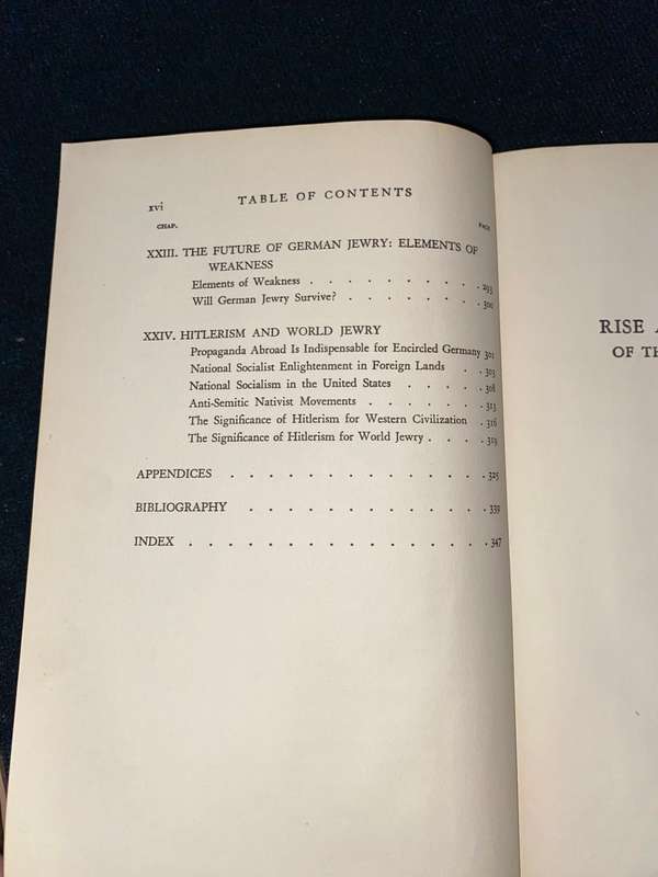 THE RISE AND DESTINY OF THE GERMAN JEW BY JACOB R. MARCUS 1934