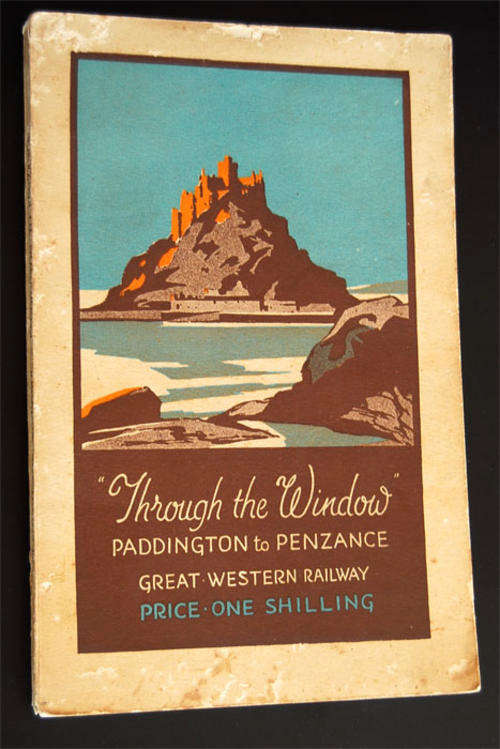 "THROUGH THE WINDOW" PADDINGTON TO PENZANCE GREAT WESTERN RAILWAY