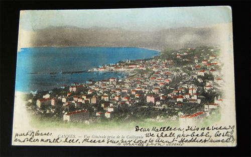 CANNES FRANCE 1903 POSTCARD TO SOUTHAMPTON