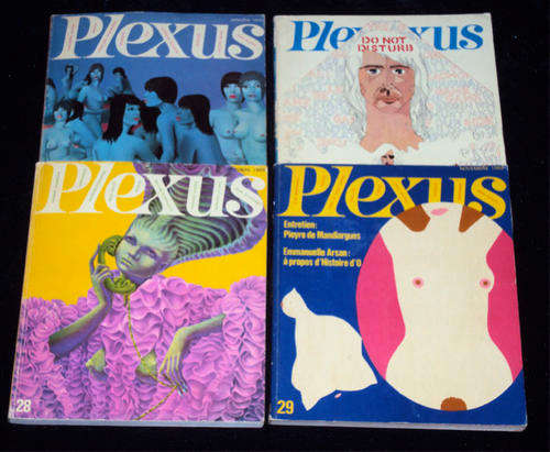 PLEXUS 4 X EROTIC FRENCH MAGAZINES FROM 60'S & 70'S