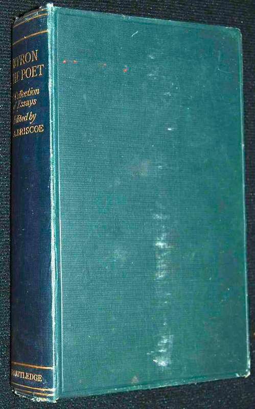 BYRON THE POET A COLLECTION OF ESSAYS