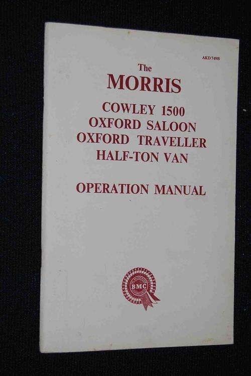 THE MORRIS OPERATION MANUAL