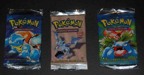 POKEMON TRADING CARDS X 3 PACKS