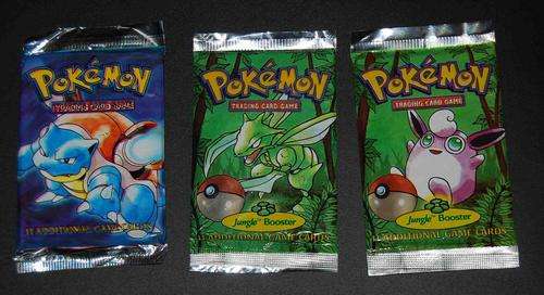 POKEMON TRADING CARDS X 3 PACKS