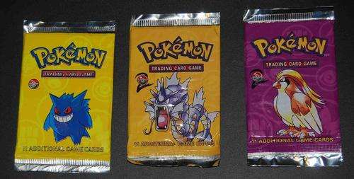 POKEMON TRADING CARDS X 3 PACKS