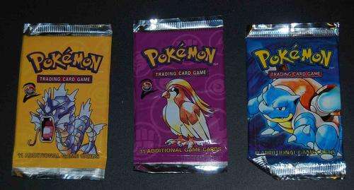 POKEMON TRADING CARDS X 3 PACKS