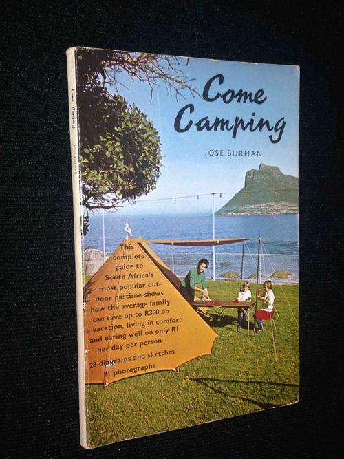 COME CAMPING BY JOSE BURMAN VINTAGE BOOK