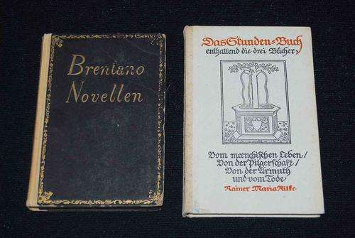 ANTIQUE GERMAN BOOKS X 2