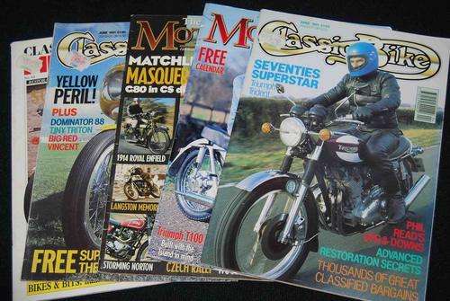 VARIOUS BRITISH MOTORBIKE MAGAZINES X 5