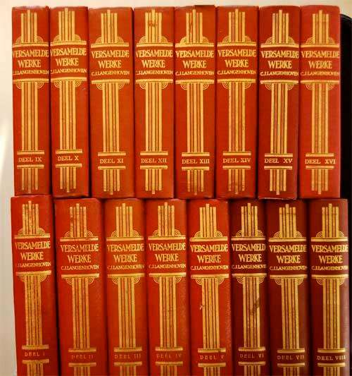 C.J. LANGENHOVEN - VERSAMELDE WERKE FULL 16 VOLUME SET