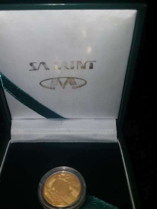 Black Rhino half oz R10 gold coin