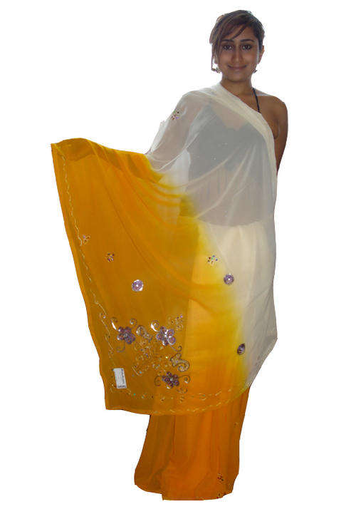 Stunning Two Toned Saree